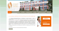Desktop Screenshot of clinique-rochebrune.com