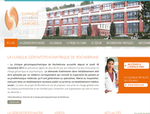 Tablet Screenshot of clinique-rochebrune.com
